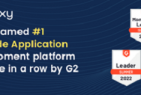 Quixy named #1 No-Code Application Development platform 3rd time in a row by G2