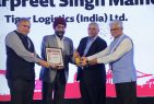 Mr. Harpreet Singh Malhotra wins the Business Leader of the Year Award at the Northern India Multimodel Logistics Award