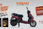 Komaki Eases EV Transition In India With Attractive Festive Discount On LY Scooter