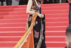 Sonam C Chhabra dazzled at the Cannes Red Carpet in a Sari representing India